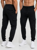 Urban Classics Herren Hose schwarz Kordelzug, Herren Jeans Taschen, Streetwear Hose Herren