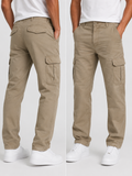 Urban Classics Herren Jeans beige, Straight Fit Jeans Herren, beige Freizeithose Herren