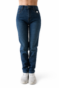 Damen Stretch Jeans KATY – Dunkelblau, Slim Fit