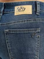 Fornarina Damen Jeans Skinny Slim Fit Stretch Blau mit Nieten