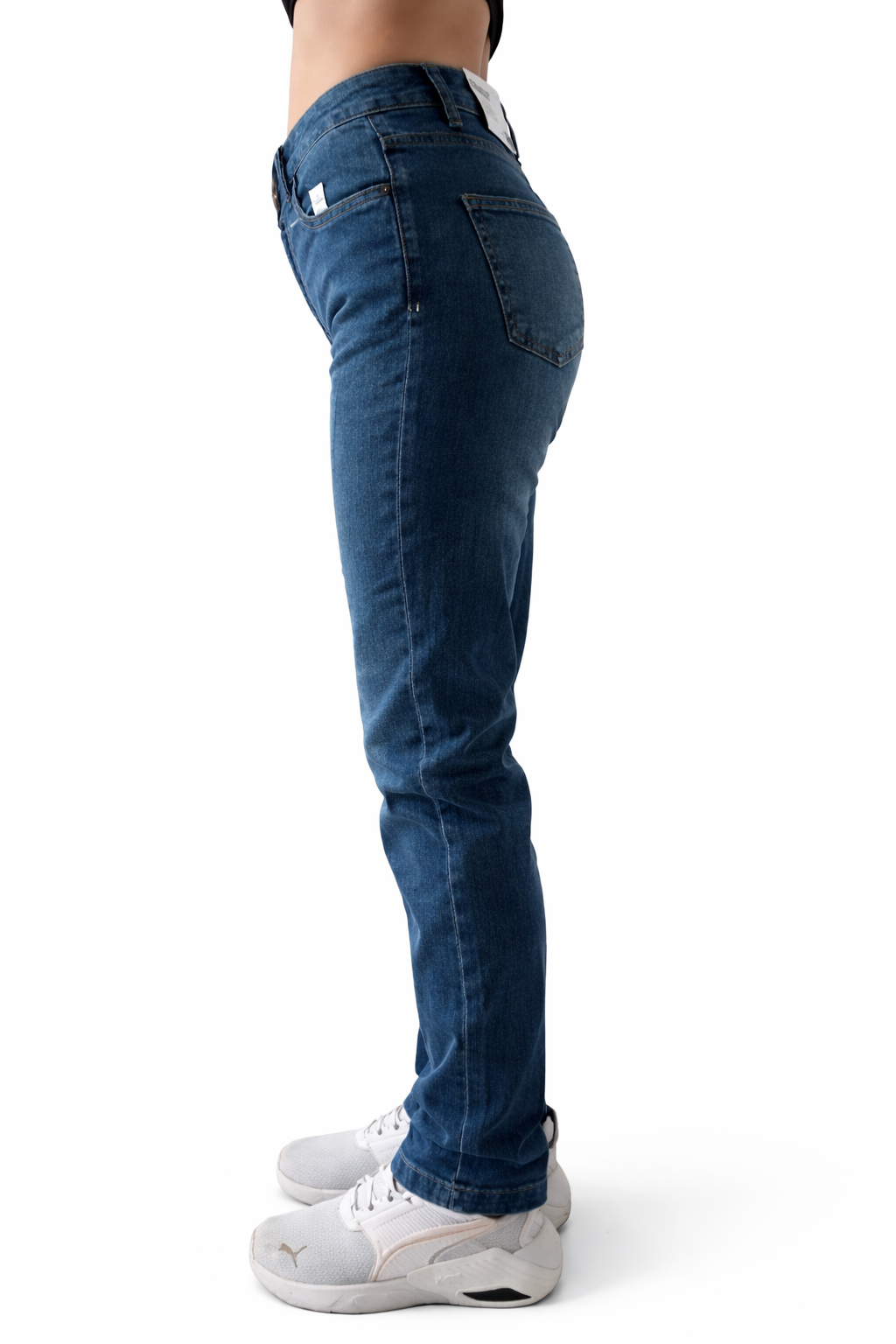Damen Stretch Jeans KATY – Dunkelblau, Slim Fit